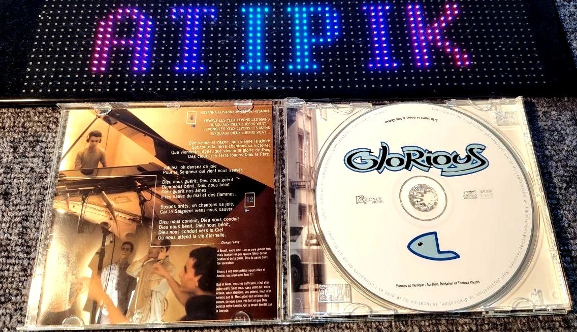 🎵 Cd Glorious - Música Cristiana Francesa Vintage ¡Rara! - Coleccionable 2002 🙏 – photo 3